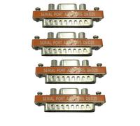 Giwnhvx 4X Db9 A Db25 Mini Serie di Porta Adattatore Cambiatore di Genere
