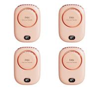 Giwnhvx 4X Fan Mini USB Cooler Ricaricabile Ventilador Viaggio Palmare Portatile Silenzioso Piccolo Ventilatore Elettrico Ventole