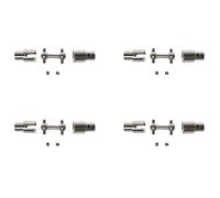 Giwnhvx 4X FT012-11 Parti di Trasmissione Metallo Albero di Trasmissione per FT012 2.4G Brushless RC Barca Ricambi Accessori