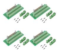 Giwnhvx 4X Interfaccia PLC della Presa Morsettiera della Carta di DeRivazione della Striscia del Connettore IDC40P 40Pin con Il Supporto, per Lo SpA, Staffa di BACCANO