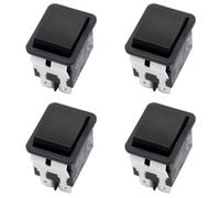 Giwnhvx 4X Interruttore a bilanciere, HY12-9-3 6 Pin Interruttore a bilanciere Elettrico Industriale 125 V/250 V Pulsante