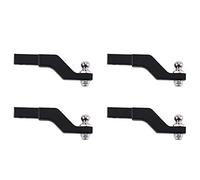 Giwnhvx 4X Metal Trailer Gancio per Auto RC Cadere Ricevitore Hitch per 1/10 RC Crawler TRX4-4 Gancio Paraurti Posteriore Aggiornamento Parti
