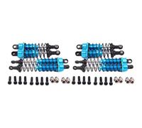 Giwnhvx 4X Metallo Riempito E Posteriore Ammortizzatore per 1/12 12428 12423 Auto Telesegistrato Parte di Aggiornamento di Un Livello del Robot, Blu