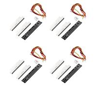 Giwnhvx 4X Mini Dual 12 Indicatore di Livello VU Meter Stereo Amplificatore Consiglio Regolabile Velocità Luce Consiglio