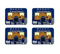Giwnhvx 4X Modulo di Rilevazione del Movimento del Sensore Radar di Presenza Umana 24G MmWave LD2410C