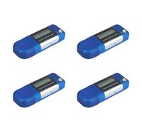 Giwnhvx 4X Mp3 Player 4GB U Disk Music Player Supporta Batteria AAA sostituibile, Registrazione (Blu)