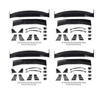 Giwnhvx 4X per 1/10 Da Decappo Auto Posteriori Driving Strada Corpo Aletta Parts Universale Accessori