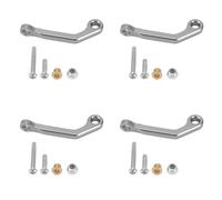 Giwnhvx 4X per B1 B14 B24 C14 C24 B16 B26 B36 Q60 Q63 Q64 Q65 RC Ricambi auto in Metal-Servo Pull Rod, Grigio