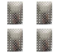 Giwnhvx 4X per D12 1/10 Pezzi di Aggiornamento Auto Coperchio del bagagliaio Posteriore Piastra di Protezione AntiderRapante Accessori Piastra Decorativa