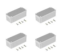 Giwnhvx 4X Pressofuso Alluminio Elettronico Progetto Scatola Caso Caso Strumento 1590A Stile Chitarra Effetti in Alluminio Pietalinamento Scatola per Chitarra Parti & Accessori