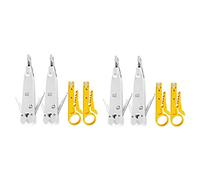 Giwnhvx 4X Punch Down Tool RJ45 RJ11 Cat5E Cat6 Presa Cavo di Rete Telefono Presa Impact Terminal Strumenti di Inserimento