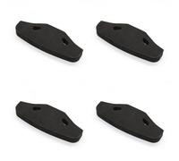 Giwnhvx 4X Schiuma Ponge Paraurti per TT-01 TT-02 TT01 TT02 1/10 RC Parti di Aggiornamento Auto Accessori di Ricambio Nero