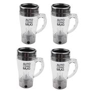 Giwnhvx 4X Self Mescolante Tazza Automatica Elettrica Pigro Automatico Caffè Miscelazione Tè Tazza Da Viaggio Doppio Isolamento Tazza Termica