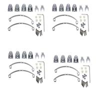 Giwnhvx 4X - Set di sospensioni a molla, in acciaio, per camion e ciniglia B14 B16 B24 B36 Ural Q60 Q61 Q62 Q63 Q64 6X6, colore: