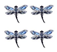 Giwnhvx 4X Spille Vintage Libellula alla Moda per le Donne Grandi Spille Spilla Insetto Accessori per Cappotti Regalo Carino
