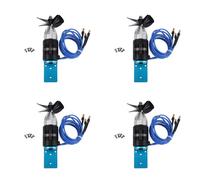 Giwnhvx 4X Sub-Impermeabile IPX8 2838 350KV 2.4KG Motore Spinta con Elizio 55 Mm 60 Mm per ROV RC Barche CCW
