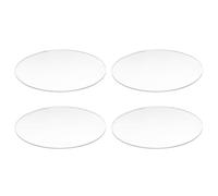 Giwnhvx 4X Transparent Disco Acrilico A Specchio Rotondo di 3Mm di Diametro: 85Mm