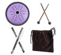 Giwnhvx 5.5 Pollici Tamburo Tasca Tamburo Etereo in Acciaio Lingua Mano Colpire Tamburo Tempo Libero Percussione Percussione Regalo per Bambini