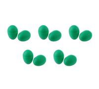 Giwnhvx 5 paia Maracas in plastica musicale a percussione a forma di cuoco shakers - verde