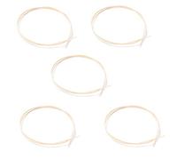 Giwnhvx 5 Pezzi Serie Strisce di Rilegatura per Chitarra Parti di Chitarra ABS Accessori per Luteri Forniture per Chitarra Mandolino UkuleLato Crema