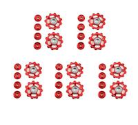 Giwnhvx 5 Set 11T Velo Ruota Cuscinetto Esterno in Lega di Alluminio Ultra-Leggero Pulegge Deragliatore Posteriore Pezzi per Velos -Rosso