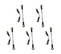 Giwnhvx 5 Set RC Auto Sterzo Pull Rod Aggiornamento Parte Metallo RC Sterzo Rod per B1 B14 B24 B24 C14 C24 1/16