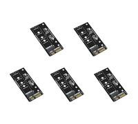 Giwnhvx 5 x Adattatore M.2 Adattatore da M2 a Adattatore M.2 a Convertitore M.2 NGFF Scheda SATA3 da 2,5 pollici Chiave B per SSD 2230-2280 M2