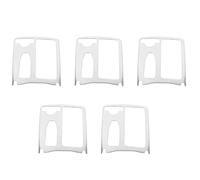 Giwnhvx 5 x adesivo interno in acciaio inox per portabicchieri dell'acqua Pannello Trim per Classe C W204 2009-2014 LHD