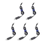 Giwnhvx 5 x di conversione da USB a DC 5 V a 9 V elevatore di tensione 5,5 x 2,1 mm DC 1 m