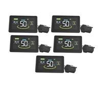 Giwnhvx 5 x H6C - Display LCD per bici elettrica, 24 V-60 V, pannello LCD a colori, con USB UART per bici elettriche (5 pin)