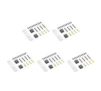 Giwnhvx 5 x Kit di supporto fisso Servo in metallo per MN D90 D91 D99S MN99S 1/12 Accessori per Ricambi di Aggiornamento Auto Camion RC, Nero