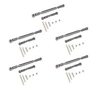 Giwnhvx 5 X Link Sterzo in Metallo Servo Gancio Biellette per MN D90 D99 MN-90-45 Grigio