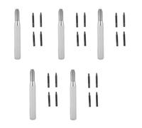Giwnhvx 5 x orologio corona tubo inserto rimozione aprititolare marca orologio custodia + 20 lame orologio riparazione strumento