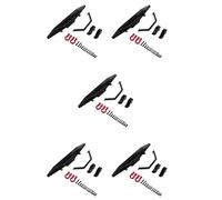 Giwnhvx 5 x Paraurti in Metallo per MN D90 D91 D96 D99S MN90 MN99 MN99S 1/12 Accessori per Parti di Aggiornamento Auto , Nero