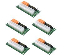Giwnhvx 5 x Scheda di alimentazione doppio adattatore di alimentazione multipla Add2Psu con connettore ATX 24Pin a 4Pin per