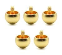 Giwnhvx 5 x Tippe Top Metal Flip Plus Top Trottola in Acciaio Amazing Toy Gift, Golden