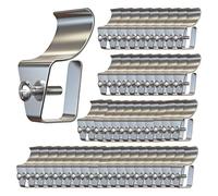 Giwnhvx 50 ganci per rivestimenti, clip per rivestimenti in vinile per appendere, ganci per rivestimenti in vinile per appendere oggetti, ganci laterali per appendere