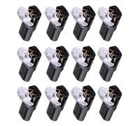 Giwnhvx 50 PC Connettori a Pressione Cavo Presa di Pista a 2 Pin Connettore In-in Doppio Elettrico Impermeabile con Fibbia di Blocco