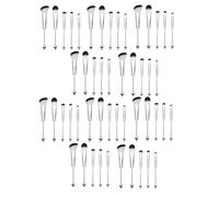 Giwnhvx 50 pennelli da trucco con perline in silicone, kit fai da te per il fai da te