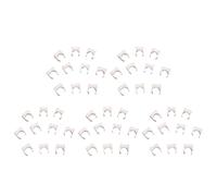 Giwnhvx 50 pezzi 20 mm diametro PVC bianco tubo di alimentazione acqua morsetti clip raccordi