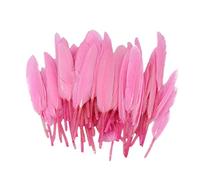 Giwnhvx 50 pezzi d'oca piume, decorazioni per acconciature fai da te, feste, matrimoni, colore: rosa