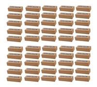 Giwnhvx 50 Pezzi Scatole per Macarons con Finestra Display Trasparente Contenenti Macarons o Kit di Scatole di imballaggio per al Cioccolato Torta B