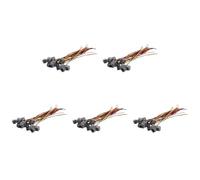 Giwnhvx 50 pz 616E 4P4C RJ9 femmina adattatore del connettore del telefono W 4 fili 8cm