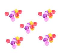 Giwnhvx 50 stampi in silicone a forma di rosa per muffin, biscotti, torte, cioccolatini, gelatine