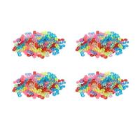 Giwnhvx 500 pezzi di nuove strisce S trecce incredibili clip colorate