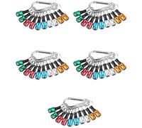 Giwnhvx 50PCS 1/4 di pollice gambo esagonale cacciavite bit titolare barra di estensione portachiavi adattatore vite trapano cambio (5 colori)