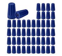 Giwnhvx 50Pcs Crimping Cap S2 Elettrico Dadi Cap Outdoor Connettori per Filo Elettrico per Spruzzatore LED Paesaggio Luce Irrigazione Valvole Blu