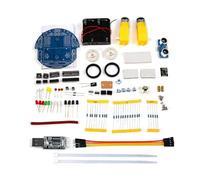 Giwnhvx 51 MCU Smart Car Ultrasuoni Ostacolo Evitamento Auto Tracking Ranging Robot Programmazione Kit Auto FAI DA TE