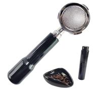 Giwnhvx 51mm Espresso Bottomless Portafilter Cleaner Bottomless Portafilter Filtro Portatile, Accessori Macchina Espresso, Chicchi di Caffè Professionale Dosaggio Tazza Caffè