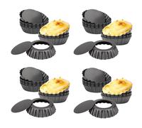 Giwnhvx 52 Stampini per Crostate All', Teglie per Crostate da 3 Pollici con Fondo Rimovibile, Stampo per Muffin per Cupcake
